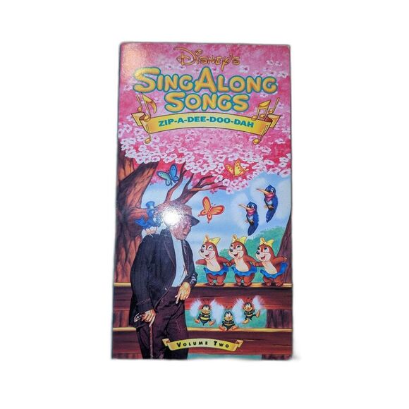 Disney's Sing-A-Long Songs - Zip-A-Dee-Doo-Dah VHS Volume‎ 2 90s Movie VTG - Picture 1 of 3